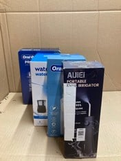 Lot 450  
            Edinburgh SR23 - Delivery Only 

                
QUANTITY OF HEALTH & BEAUTY ITEMS TO INCLUDE AUIEI PORTABLE ORAL IRRIGATOR: LOCAT...