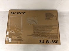 Lot 479  
            Edinburgh SR23 - Delivery Only 

                
SONY SU-WL850 WALL MOUNT BRACKET FOR SONY BRAVIA TV'S ORIGINAL RRP £200: LOCATION...
