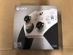 Lot 490  
            Edinburgh SR23 - Delivery Only 

                
XBOX ELITE BLUETOOTH WIRELESS CONTROLLER SERIES 2 - CORE EDITION (WHITE) FOR PC, ...