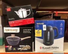 Lot 493  
            Edinburgh SR23 - Delivery Only 

                
QUANTITY OF  ITEMS TO INCLUDE CAFÉ OLÉ CHATSWORTH TEA POT, 24OZ (680ML) SMALL TEA...