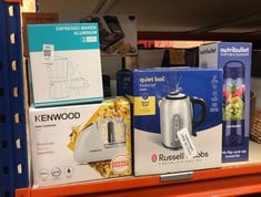 Lot 495  
            Edinburgh SR23 - Delivery Only 

                
QUANTITY OF KITCHEN & APPLIANCES ITEMS TO INCLUDE NUTRIBULLET PORTABLE BLENDER IN...
