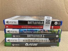 Lot 520  
            Edinburgh SR23 - Delivery Only 

                
QUANTITY OF TECH & GAMING ITEMS TO INCLUDE BATTLEFIELD 6 STANDARD EDITION PS5 | V...