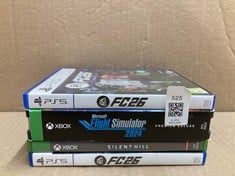 Lot 525  
            Edinburgh SR23 - Delivery Only 

                
QUANTITY OF TECH & GAMING ITEMS TO INCLUDE SILENT HILL F - DAY ONE EDITION - XBOX...