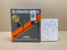 Lot 539  
            Edinburgh SR23 - Delivery Only 

                
STEELSERIES TUSQ - IN-EAR MOBILE GAMING HEADSET – DUAL MICROPHONE WITH DETACHABLE...