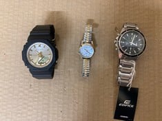 Lot 554  
            Edinburgh SR23 - Delivery Only 

                
QUANTITY OF WATCHES ITEMS TO INCLUDE EDIFICE MEN'S QUARTZ WATCH WITH BLACK DIAL A...