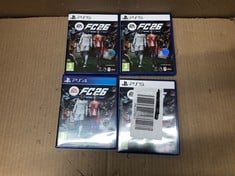 Lot 76  
            Edinburgh SR23 - Delivery Only 

                
4 X EA SPORTS FC 26 STANDARD EDITION PS5 | VIDEOGAME | ENGLISH.: LOCATION - A RACK