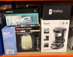 Lot 99  
            Edinburgh SR23 - Delivery Only 

                
QUANTITY OF KITCHEN & APPLIANCES ITEMS TO INCLUDE PIFCO EASY STEAM IRON - NON-STI...