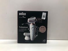 Lot 9  
            Edinburgh SR23 - Delivery Only 

                
BRAUN SILK-ÉPIL 9 FLEX, EPILATOR WITH 360 DEGREE FLEXIBLE HEAD FOR EASY HAIR REMO...