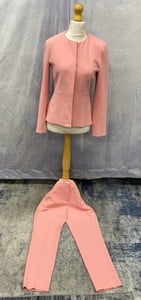 Lot 106  
            Edinburgh SR20 - Delivery Only 

                
MAX MARA OPEROSO BLAZER & TROUSER SET IN PINK POLYESTER BLEND, SIZE: UK 10, ORIGI...