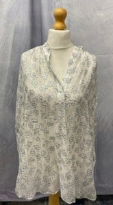Lot 110  
            Edinburgh SR20 - Delivery Only 

                
IRIS & INK EMBROIDERED BUTTON DOWN SHIRT IN WHITE VISCOSE, SIZE: UK 8, ORIGINAL R...