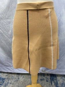 Lot 140  
            Edinburgh SR20 - Delivery Only 

                
SANDRO PARIS KNIT A-LINE SKIRT IN BROWN VISCOSE, SIZE: 1, ORIGINAL RRP £150: LOCA...