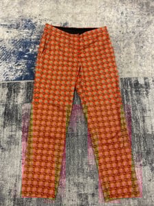 Lot 181  
            Edinburgh SR20 - Delivery Only 

                
BURBERRY EQUESTRIAN CHECK PRINT STRETCH CIGARETTE TROUSERS IN MULTICOLOR COTTON, ...