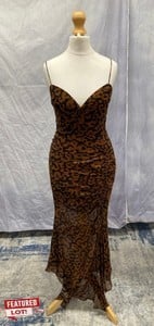 Lot 1  
            Edinburgh SR20 - Delivery Only 

                
NICHOLAS MIDI DRESS IN LEOPARD PRINT SILK CHIFFON, SIZE: UK 6, ORIGINAL RRP £955:...