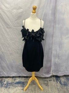 Lot 27  
            Edinburgh SR20 - Delivery Only 

                
ISSA STRAP MINI DRESS IN BLACK ACETATE, SIZE: UK 8, ORIGINAL RRP £380: LOCATION -...