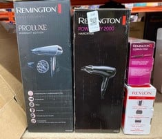 Lot 106  
            Edinburgh SR33 - Delivery Only 
                
QUANTITY OF HEALTH & BEAUTY ITEMS TO INCLUDE REMINGTON PROLUXE MIDNIGHT HAIR DRYE...