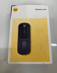Lot 119  
            Edinburgh SR33 - Delivery Only 
                
YALE SMART LIVING YD-01-CON-BL KEYLESS CONNECTED READY SMART DOOR LOCK, 60MM NIGH...