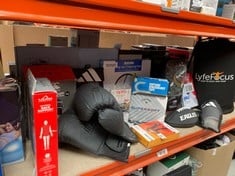 Lot 131  
            Edinburgh SR33 - Delivery Only 

                
QUANTITY OF SPORTS & EXERCISE ITEMS TO INCLUDE GRIP STRENGTH TRAINER: LOCATION - B