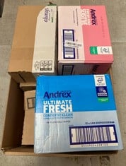 Lot 165  
            Edinburgh SR33 - Delivery Only 

                
QUANTITY OF HEALTH & BEAUTY ITEMS TO INCLUDE 12 PACK ANDREX ULTIMATE FRESH WIPES:...