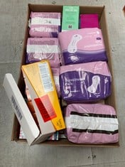 Lot 166  
            Edinburgh SR33 - Delivery Only 

                
QUANTITY OF HEALTH & BEAUTY ITEMS TO INCLUDE LIL-LETS MATERNITY PADS: LOCATION - B