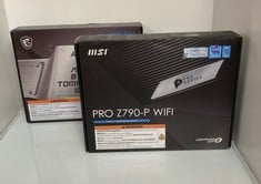 Lot 193  
            Edinburgh SR33 - Delivery Only 
                
MSI MAG B760 TOMAHAWK WIFI MOTHERBOARD + MSI PRO Z790-P WIFI INTEL MOTHERBOARD: L...