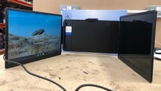 Lot 198  
            Edinburgh SR33 - Delivery Only 
                
S2 PRO MAX TRIPLE SCREEN LAPTOP SCREEN EXTENDER: LOCATION - B