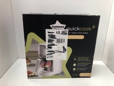 Lot 211  
            Edinburgh SR33 - Delivery Only 
                
TOMMEE TIPPEE  QUICKCOOK 6 IN 1 BABY FOOD MAKER: LOCATION - C