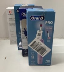 Lot 239  
            Edinburgh SR33 - Delivery Only 
                
QUANTITY OF HEALTH & BEAUTY ITEMS TO INCLUDE ORAL-B VITALITY PRO ELECTRIC TOOTHBR...
