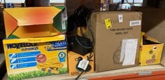 Lot 249  
            Edinburgh SR33 - Delivery Only 
                
QUANTITY OF OUTDOOR & GARDEN ITEMS TO INCLUDE HOZELOCK SUPERHOZE EXPANDS UP TO 40...