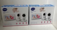 Lot 251  
            Edinburgh SR33 - Delivery Only 
                
2X VTECH LM808-2W BABY MONITOR WITH 2 CAMERA,300M LONG RANGE,AUTO NIGHT VISION,VI...