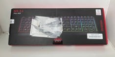 Lot 255  
            Edinburgh SR33 - Delivery Only 

                
MX 3.1 FULL SIZE CHERRY XTRFY MECHANICAL GAMING KEYBOARD.: LOCATION - C