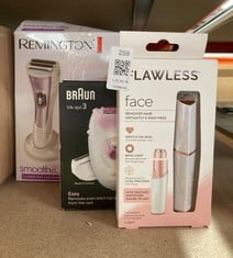 Lot 259  
            Edinburgh SR33 - Delivery Only 

                
QUANTITY OF HEALTH & BEAUTY ITEMS TO INCLUDE BRAUN SILK EPIL 3: LOCATION - C