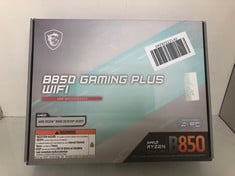 Lot 307  
            Edinburgh SR33 - Delivery Only 
                
MSI B850 GAMING PLUS WIFI AMD MOTHER: LOCATION - D