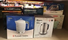 Lot 312  
            Edinburgh SR33 - Delivery Only 
                
QUANTITY OF KITCHEN & APPLIANCES ITEMS TO INCLUDE RUSSELL HOBBS INSPIRE ELECTRIC ...