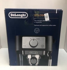 Lot 328  
            Edinburgh SR33 - Delivery Only 
                
DE'LONGHI MANUAL COFFEE MACHINE STILOSA EC260.CR, 15 BAR PRESSURE, CAPPUCCINO SYS...