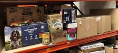 Lot 360  
            Edinburgh SR33 - Delivery Only 

                
QUANTITY OF PET PRODUCTS ITEMS TO INCLUDE - X ADVENTUROS STICKS BUFFALO DOG TREAT...