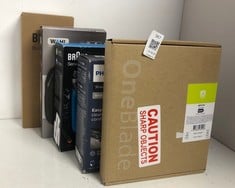 Lot 387  
            Edinburgh SR33 - Delivery Only 
                
QUANTITY OF HEALTH & BEAUTY ITEMS TO INCLUDE PHILIPS ONEBLADE 360 AUTHENTIC ELECT...