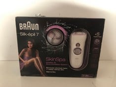 Lot 391  
            Edinburgh SR33 - Delivery Only 
                
BRAUN SKIN SPA EXFOLIATION SYSTEM: LOCATION - ROW E