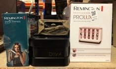 Lot 400  
            Edinburgh SR33 - Delivery Only 
                
QUANTITY OF HEALTH & BEAUTY ITEMS TO INCLUDE REMINGTON PROLUXE HEATED HAIR ROLLER...