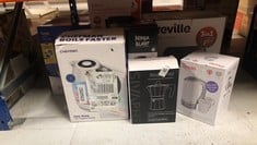 Lot 425  
            Edinburgh SR33 - Delivery Only 

                
QUANTITY OF KITCHEN & APPLIANCES ITEMS TO INCLUDE SWAN SK19011N DUAL VOLTAGE TRAV...