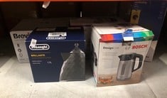 Lot 441  
            Edinburgh SR33 - Delivery Only 

                
QUANTITY OF KITCHEN & APPLIANCES ITEMS TO INCLUDE BOSCH DESIGNLINE PLUS TWK4P440G...