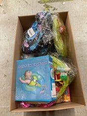 Lot 462  
            Edinburgh SR33 - Delivery Only 

                
QUANTITY OF GENERAL ITEMS TO INCLUDE BABY SWIMMING FLOAT: LOCATION - ROW F