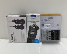 Lot 473  
            Edinburgh SR33 - Delivery Only 

                
QUANTITY OF TECH & GAMING ITEMS TO INCLUDE BEHRINGER DI20 ULTRA-DI 2 CHANNEL DI B...