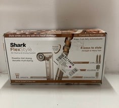 Lot 508  
            Edinburgh SR33 - Delivery Only 

                
SHARK FLEXSTYLE 4-IN-1 AIR STYLER & HAIR DRYER WITH AUTO-WRAP CURLERS, PADDLE BRU...