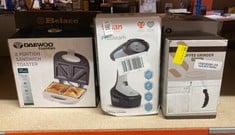 Lot 534  
            Edinburgh SR33 - Delivery Only 

                
QUANTITY OF KITCHEN & APPLIANCES ITEMS TO INCLUDE DAEWOO 2 PORTION SANDWICH TOAST...