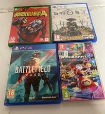 Lot 540  
            Edinburgh SR33 - Delivery Only 

                
QUANTITY OF TECH & GAMING ITEMS TO INCLUDE BATTLEFIELD 2042 (PS4) 18+ ID REQUIRED...