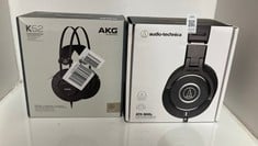 Lot 543  
            Edinburgh SR33 - Delivery Only 

                
AUDIO-TECHNICA ATH-M40X + AKG HARMAN K52 HEADSET: LOCATION - ROW F