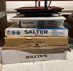 Lot 570  
            Edinburgh SR33 - Delivery Only 

                
QUANTITY OF HEALTH & BEAUTY ITEMS TO INCLUDE SALTER MAX ELECTRONIC SCALE : LOCATI...