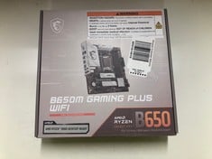 Lot 573  
            Edinburgh SR33 - Delivery Only 

                
MSI B650M GAMING PLUS AMD MOTHERBOARD: LOCATION - ROW E