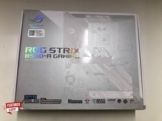 Lot 577  
            Edinburgh SR33 - Delivery Only 

                
ROG STRIX B550A GAMING MOTHERBOARD ORGINAL RRP £137: LOCATION - ROW E