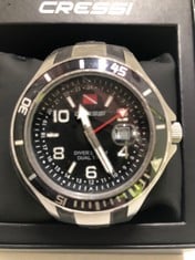 Lot 578  
            Edinburgh SR33 - Delivery Only 

                
CRESSI TRAVELLER WATCH BLACK.: LOCATION - ROW E
